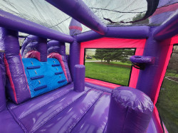 20240409 173627 1712700005 Pink/Purple Castle Combo Dual Lane Slides Wet/Dry